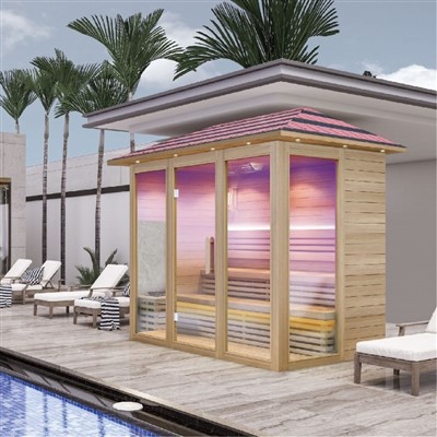 Redwood utendørs badstue